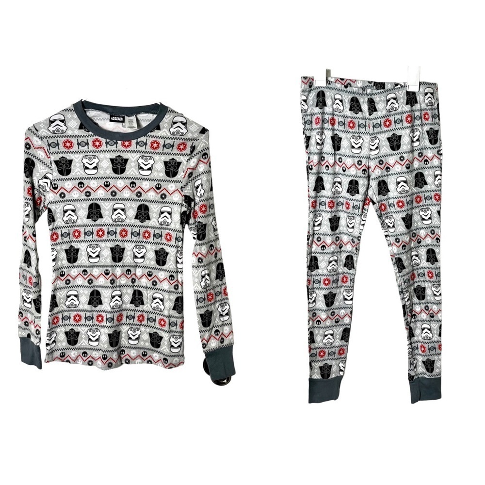 Star Wars Pajamas Size Small Gray/Red
